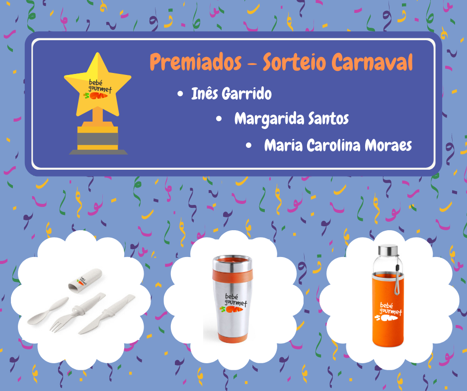 Premiados - sorteio Carnaval