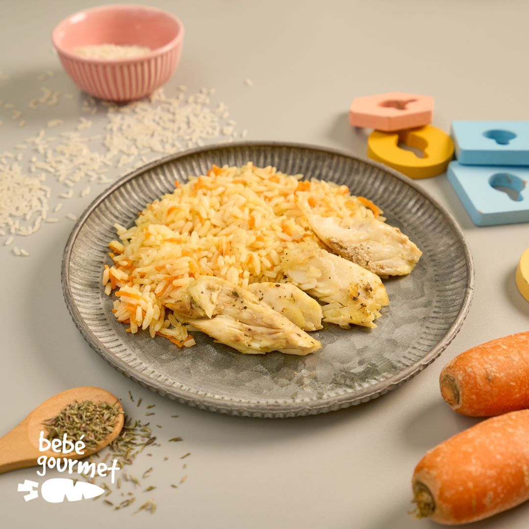 Lombos de Perca no Forno com Arroz de Cenoura (12+)